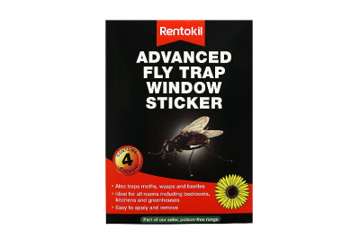 Rentokil Window Fly Killer Sticker (4 stickers)